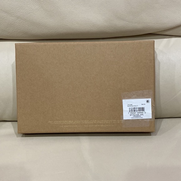 NEW Coach Black Multi B4 Plaid Wristlet - Picture 13 of 14